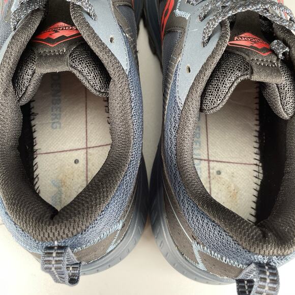 Saucony Excursion Tr 16 Mens Size 11 Blue Trail Running Shoes Athletic Shoes GUC - Picture 8 of 9